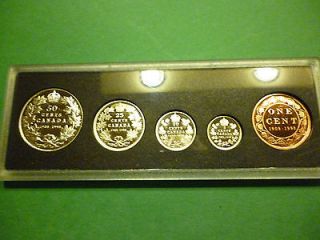1908 1998 Canada 90th anniversary proof set, all silver coins.