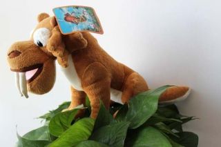 Saber Toothed Tiger Diego ICE AGE 3 Stuffed plush doll toy kids 