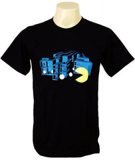 Funny Pac Man Shopping Game Stage T Shirt Graffiti L