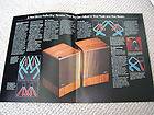 Bose 501 speaker brochure catalogue