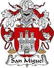 Family Crest 6 Decal  Spanish  San Miguel