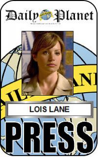 Lois Lane Costume ID Card superman cosplay