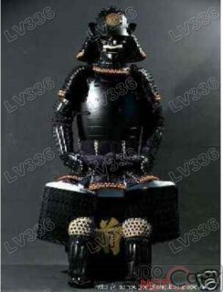 Rüstung Art Japanese Samurai Black wearable Armor Suit ★