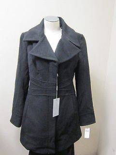 Marc New York size 14 wool zip front, knit collar coat NWT r411
