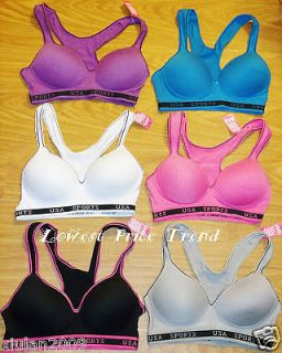 SPORT BRAS LOT #57716PP WIRE FREE 34C LIGHTLY PADDED NEW SIZE 34C