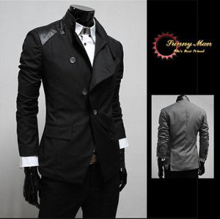 2012 New Men SlimFit Wedding Dress Suit Boy Casual Blazer 2Color 4Size 