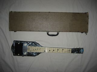 Vintage National Chicagoian Lap Steel with Hard Case Made in USA