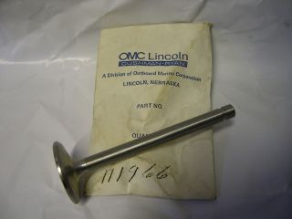 CUSHMAN TRUCKSTER OMC RYAN EXHUST VALVE 111966