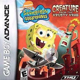 SpongeBob SquarePants Creature from the Krusty Krab ~ GAMEBOY ADVANCE 