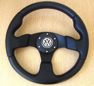 Sport Black Steering Wheel VW Corrado Jetta Vento Bora