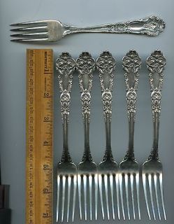 Reed and Barton Sterling Silver French Renaissance Forks 7  1/8 