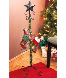 Standing Holiday Stocking Holder Christmas Holiday Decoration NEW