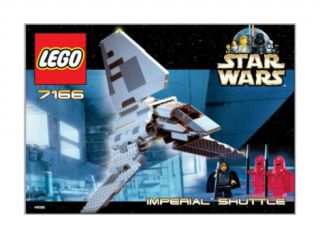 Lego Star Wars Episode IV VI Imperial Shuttle 7166