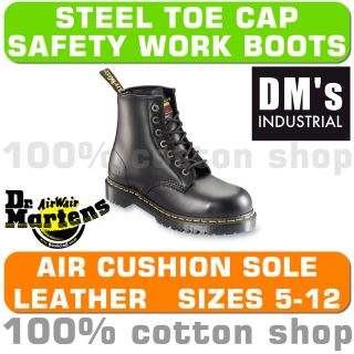   Icon 7B10 SSF Work Safety Black Leather Boots Shoes Steel Toe Mens