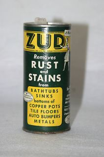 VINTAGE ZUD RUST & STAIN REMOVER CAN