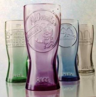 2012 Mcdonalds Glass Set Brand New, All 4 Glasses