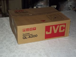 JVC QL A200 Stereo Turntable NEW In Box