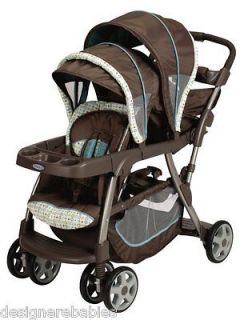   Ready2Grow Stand & Ride Duo Stroller DOUBLE TRAVEL SYSTEM ~ OASIS