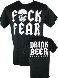Stone Cold Steve Austin F Fear Drink Beer T shirt New
