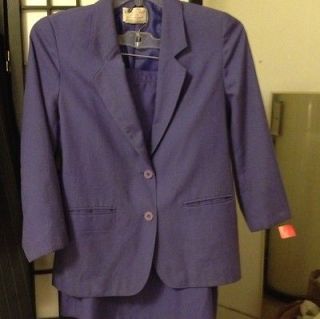 Lilac Skirt Suit By Country Sophisticates Petite (Jacket size 6 