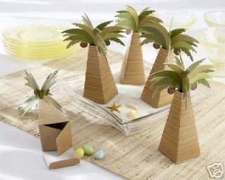 72 Beach Theme Bridal Shower Favors Palm Tree Boxes