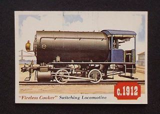   Topps Railroad #49 Fireless Cooker Switching Steam Locomotive Train