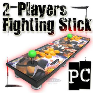   Fighting Stick Arcade Game Joystick PC 6 Buttons Street Fighter GIFT