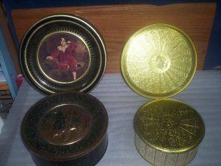 Guildcraft NJ or NY USA Collector Tins 8.25 to 12.25 Different 
