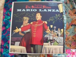 MARIO LANZA THE STUDENT PRINCE VG+ RCA RED SEAL LP VINYL RECORD