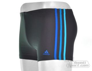 adidas Infinitex 3S Boxer Swim Trunks Sizes 36 38 Shark/Primeblue RRP 