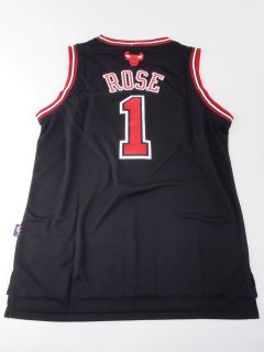 Derrick Rose #1 Chicago Bulls Revolution 30 Swingman Jersey Black