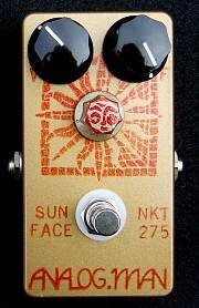 Analogman Sun Face NKT 275 Fuzz Guitar Effect Pedal