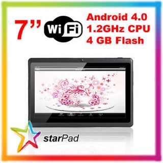   Capacitive Touch Screen Tablet PC 1.2GHz Google Android 4.0 WiFi MID