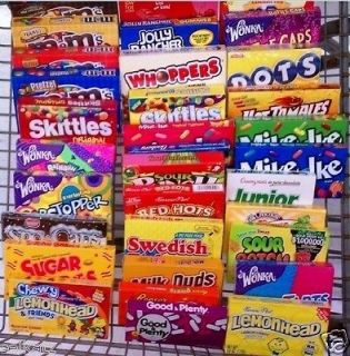 MOVIE THEATRE THEATER BOX CANDY ~ MANY YUMMY CHOICES * PICK ONE BOX