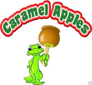 Caramel Apples Fruit Stand Concession Food Decal 14