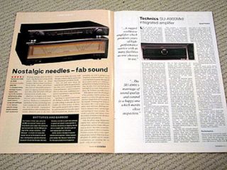 Technics 1995 CD player/cassett​e deck/amplifier reviews