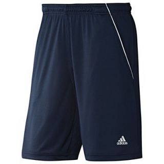 Adidas Mens Tennis Bermuda Climalite Shorts Navy/Wh​ite