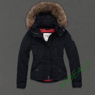 Abercrombie & Fitch women down coat Savannah NWT AF A&F jacket outwear