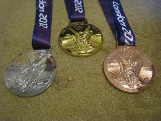 2012 London Olympic Replica Medals GOLD SILVER BRONZE set