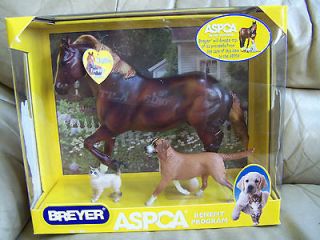 Breyer Horse Cat Dog ASPCA Benefit Program NIB NR Great Gift