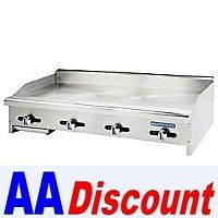 GAS TURBO AIR RADIANCE 48 GRIDDLE FLAT GRILL TAMG 48