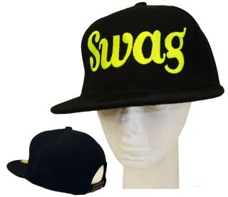 New Snapback SWAG SWAGGER Style California Republic Cap Hat Black 