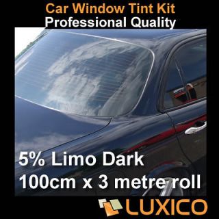 SunTek Car Window Tint / Auto Glass Tinting Film / 5% Limo / 100cm x 