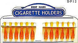   Best Made AMBER Plastic CIGARETTE HOLDER Tobacco STORE DISPLAY
