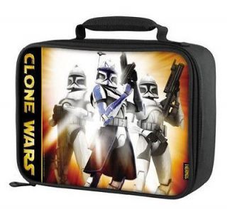   THE CLONE WARS CLONE TROOPERS THERMOS INSULATED LUNCH BAG COOLER BAG