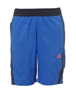Adidas Junior Boys Blue Climacool Shorts. Boys tennis clothing.Adidas 