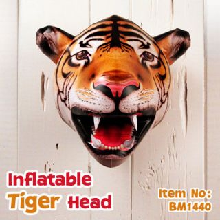 Cartoon Funny Inflatable Tiger Head + 1 Million Bill