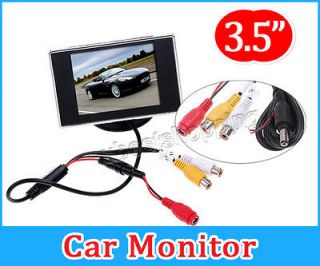LCD Rear View Reverse Backup Car Mirror Video Monitor 4:3 Monitor 