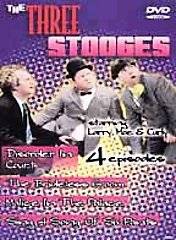 Three Stooges   4 Episodes (DVD, 2000)  FOR LIKE NEW 