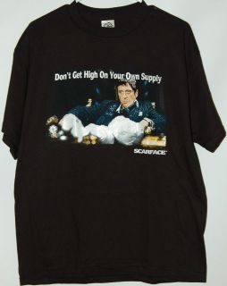 Scarface Tony Montana Dont Get High on your Own Supply T Shirt tee Al 
